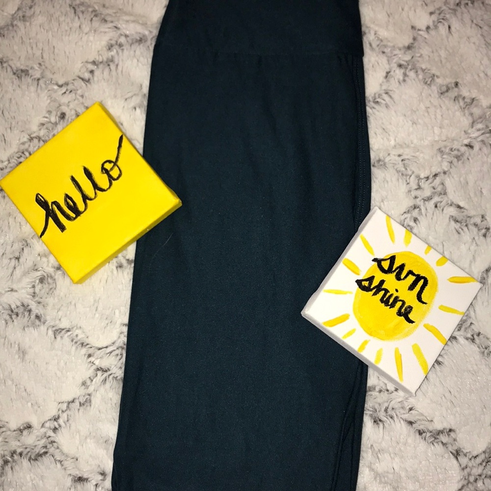 Teal Lularoe Leggings